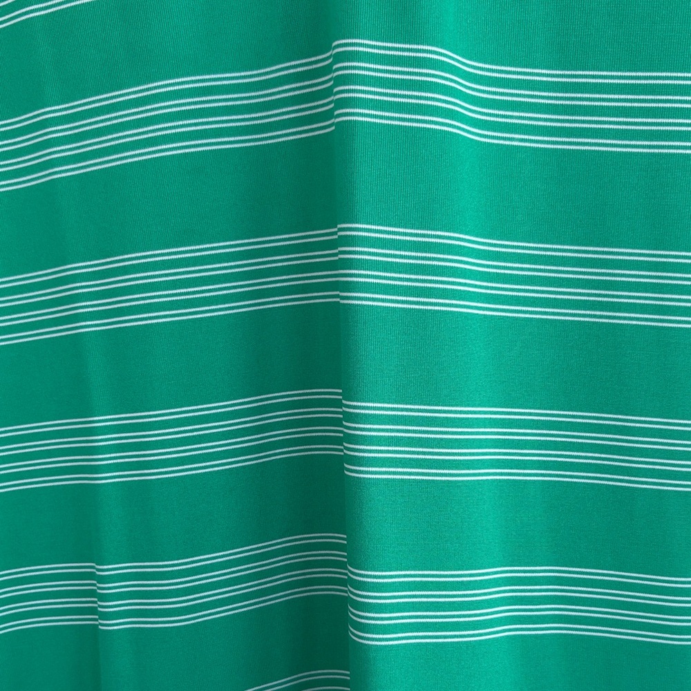 Green Striped Nike Golf Shirt - Picture 3 of 5
